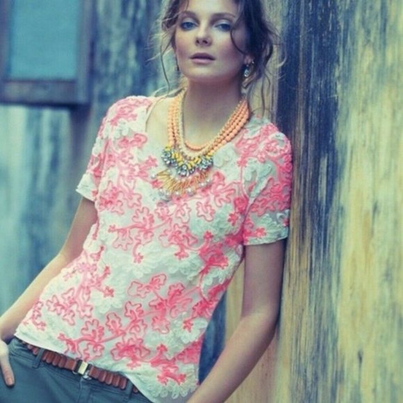 Anthropologie Tops - Anthropologie Meadow Rue Top Size M Flor